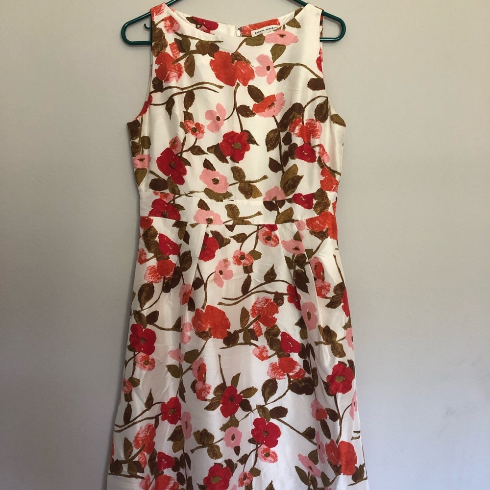 Banana republic midi pleated dress